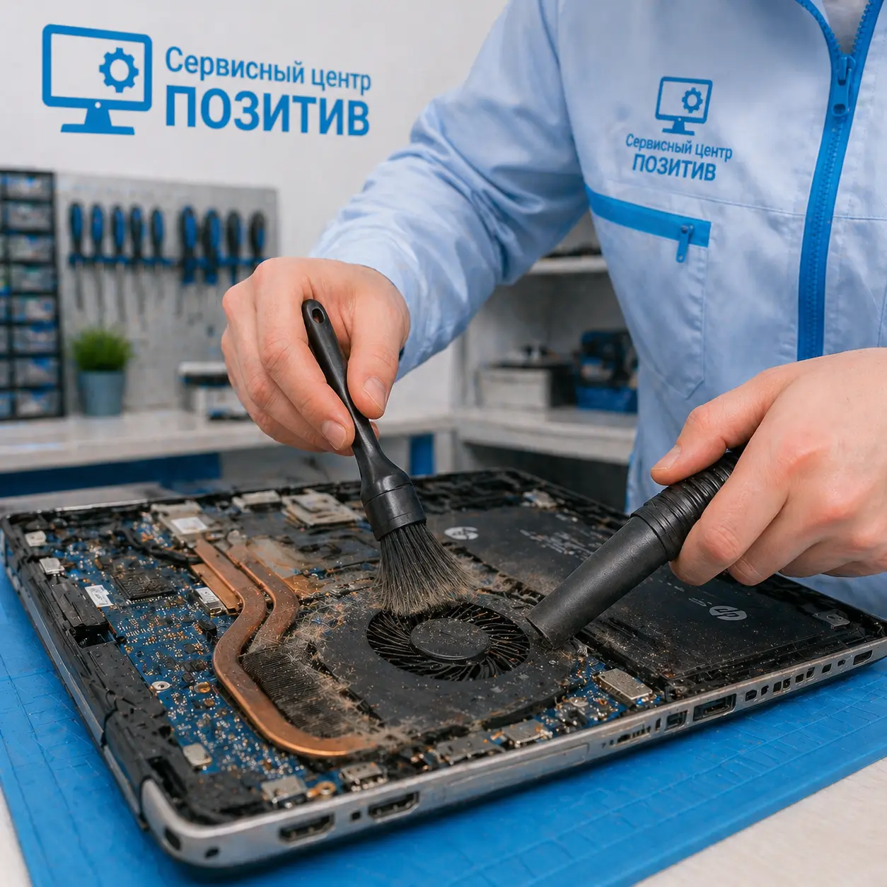 чистка ноутбука HP в Коммунарке