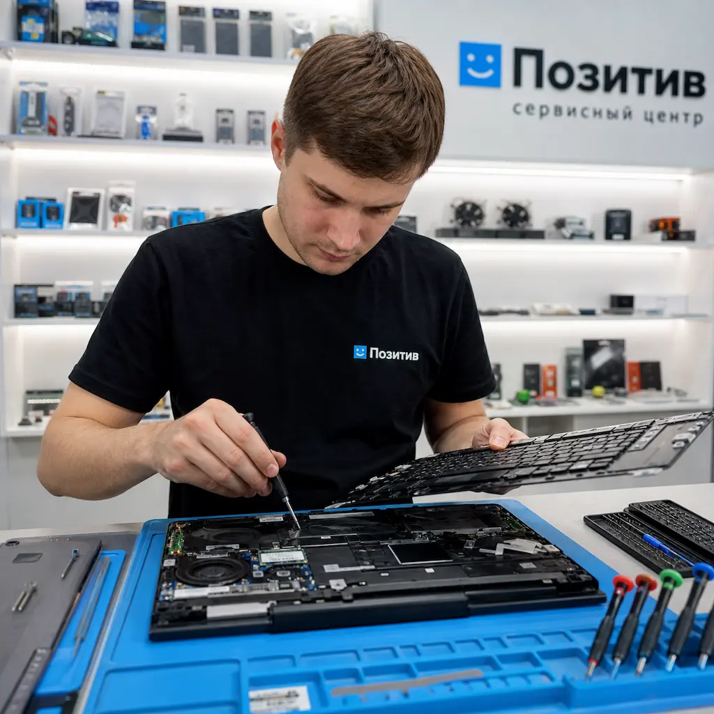 заменить клавиатуру на ноутбуке Samsung в Коммунарке