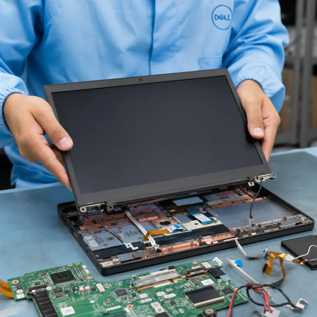 заменить матрицу ноутбука Dell в Коммунарке