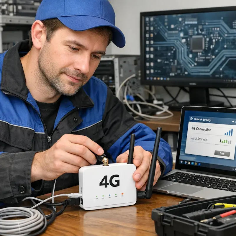 Настройка 4G модема в Коммунарке