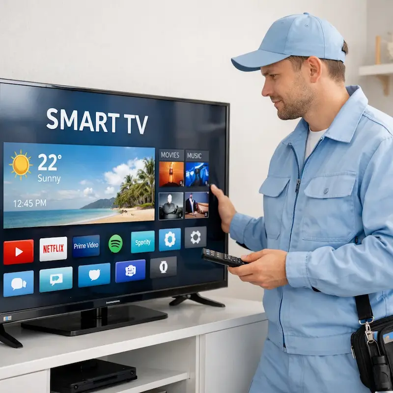Настройка Smart TV в Коммунарке