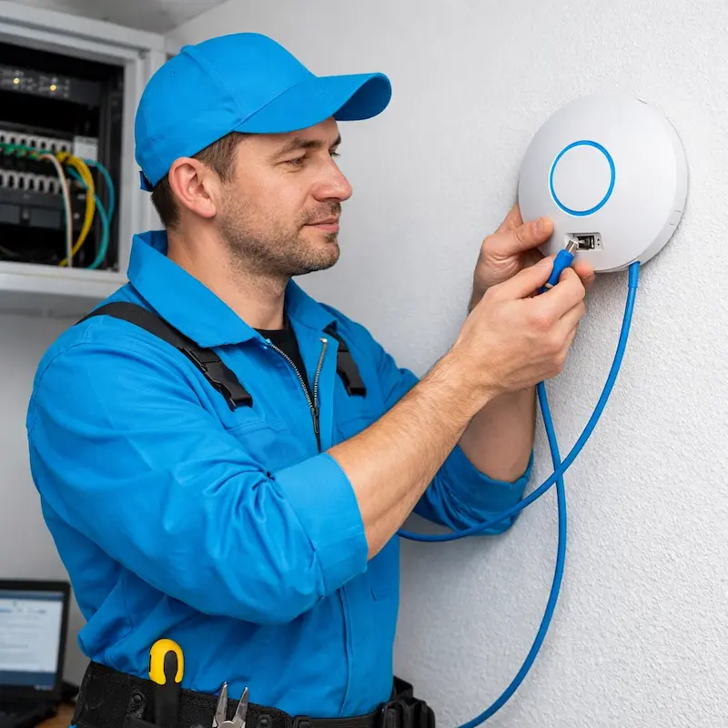 Подключение точки доступа в Коммунарке