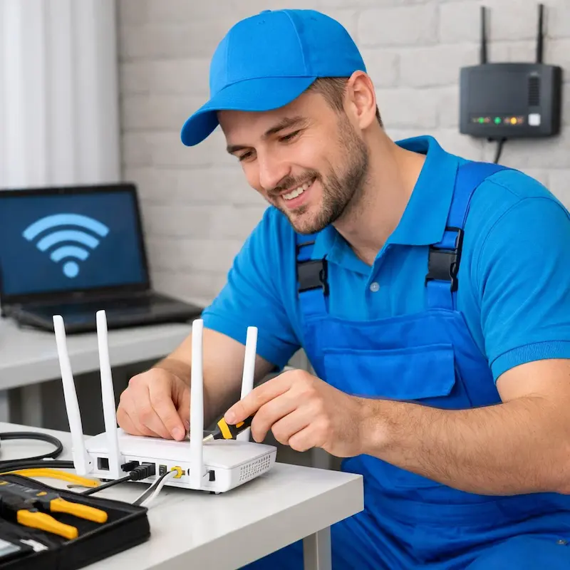 Настройка Wi - Fi в Коммунарке