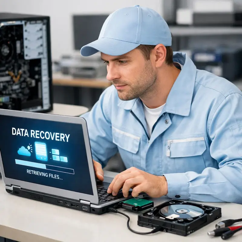 Восстановление данных и файлов в Коммунарке