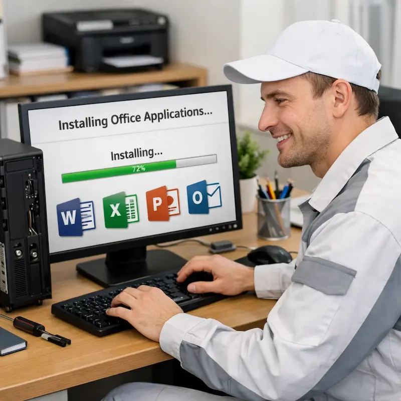 Установка и настройка программ на компьютере в Коммунарке