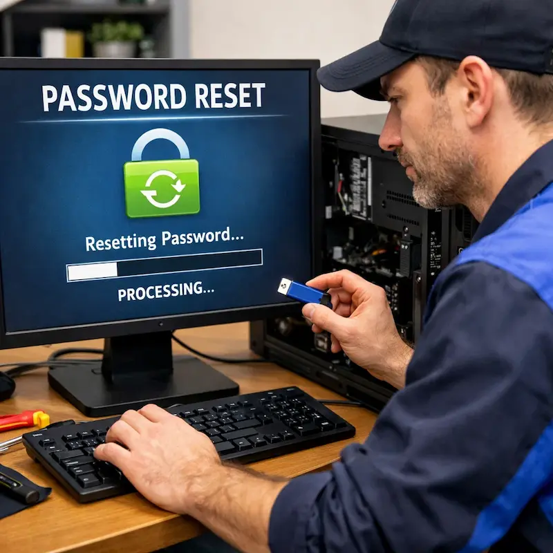 Удаление пароля на компьютере в Коммунарке