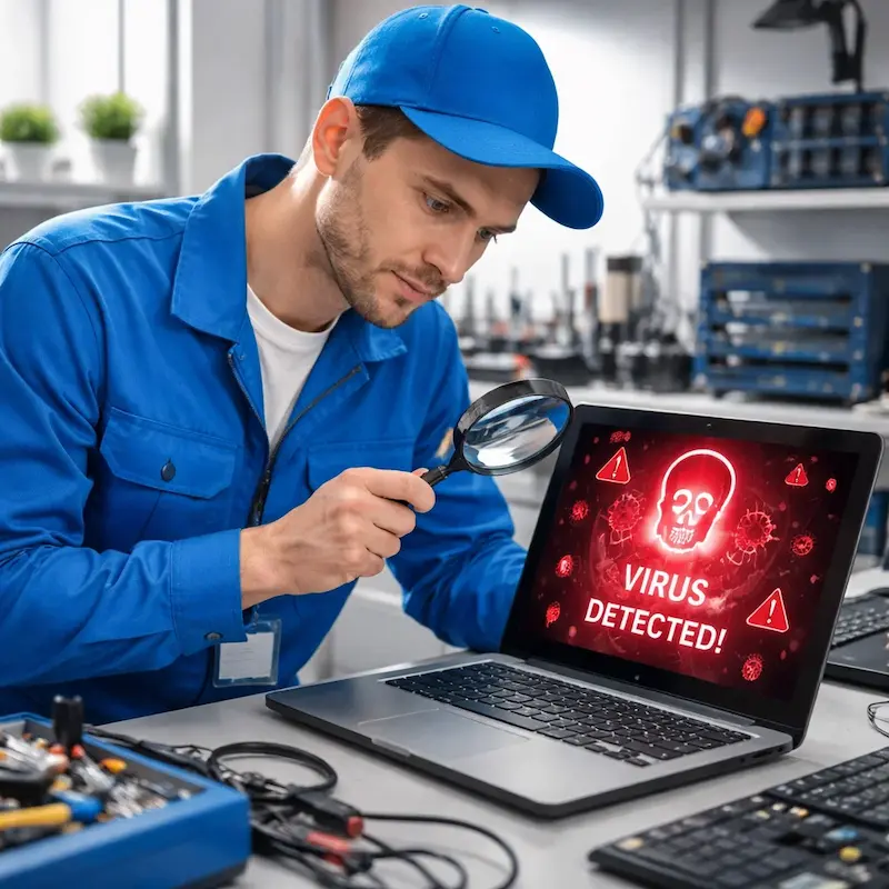 Поиск компьютерных вирусов в Коммунарке